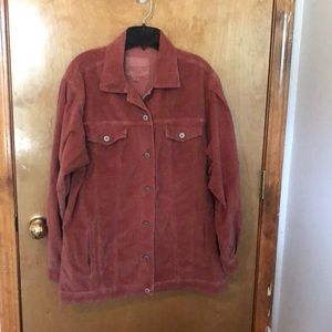 American Eagle -Corduroy fall, rust colored jacket